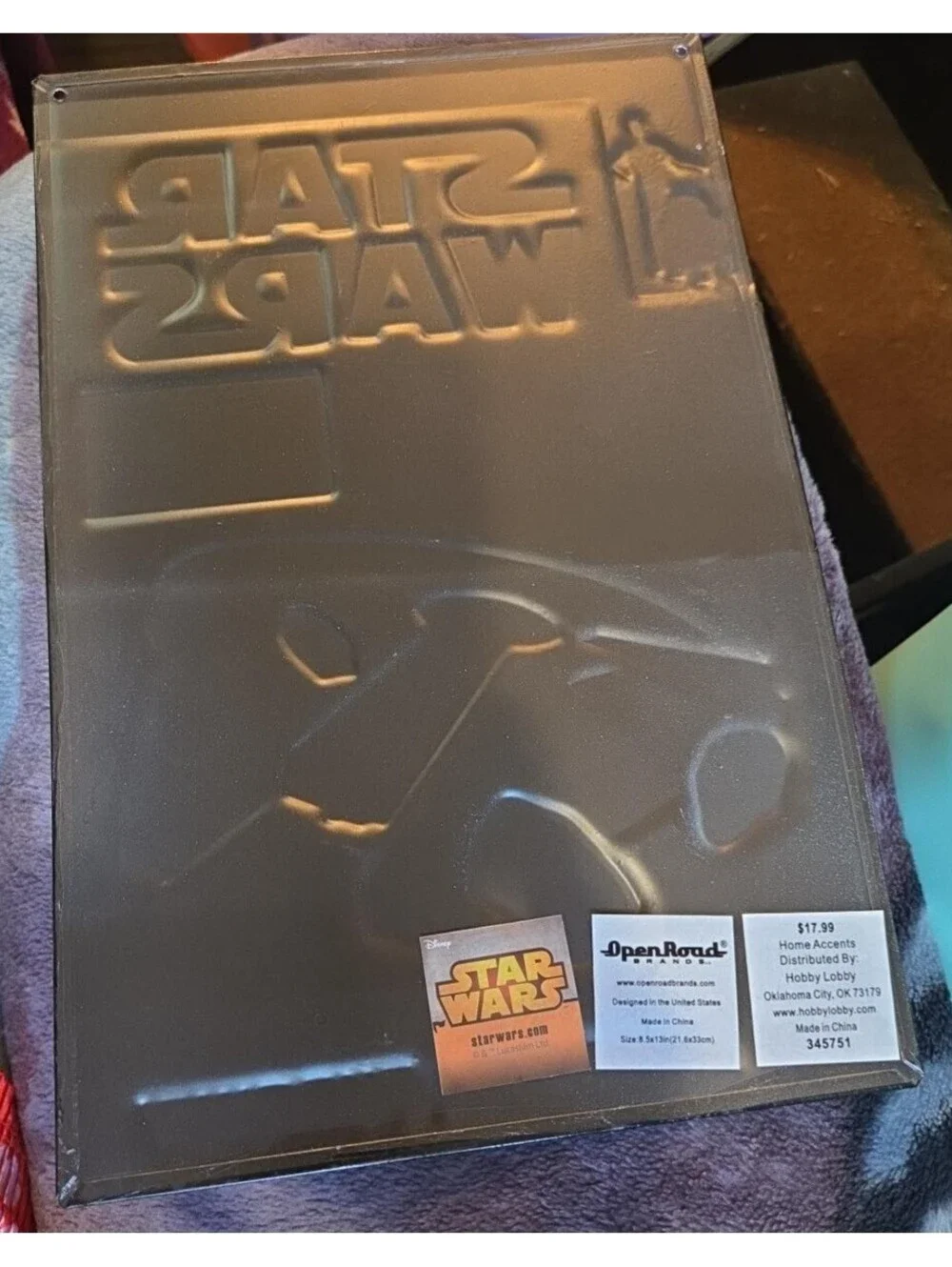 Star Wars Empire Strikes Back Metal Signs Set of 2 Open Road Brands AT-AT 13x8.5
